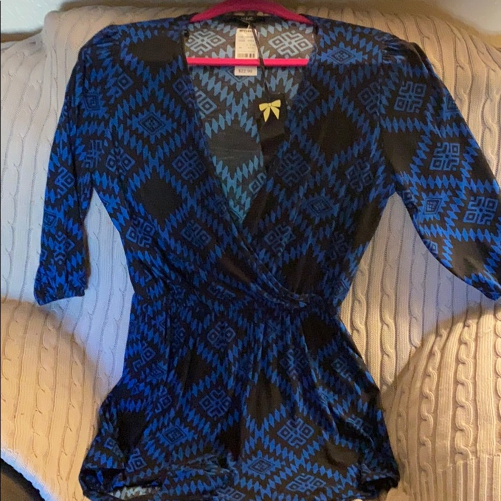 Blue and Black Jumper dress
